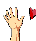 Gif animé coeur rubis